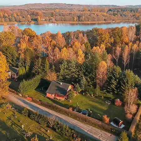 Rajska Cisza - Caloroczny Prywatny W Lesie Nad Jeziorem - Sauna I Balia
