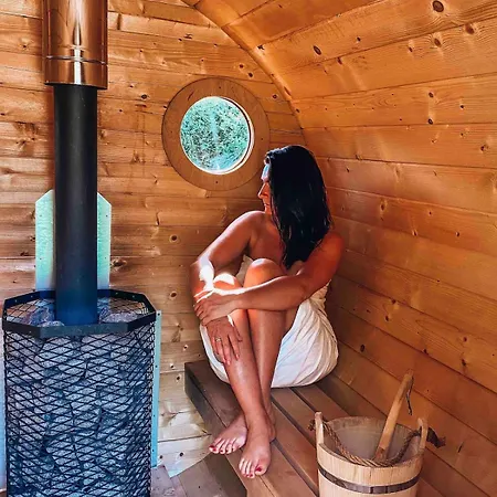 Rajska Cisza - Caloroczny Prywatny W Lesie Nad Jeziorem - Sauna I Balia 펜션 크라크